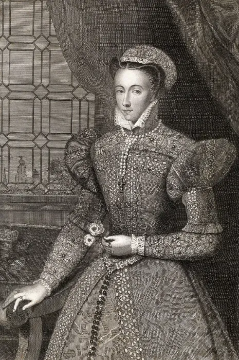 Framed Print : Drawing of Mary the Scotland Queen Framed Print : Drawing of Mary the Scotland Queen