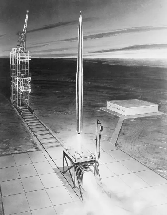 Framed Print : Drawing of a Rocket Vehicle Framed Print : Drawing of a Rocket Vehicle