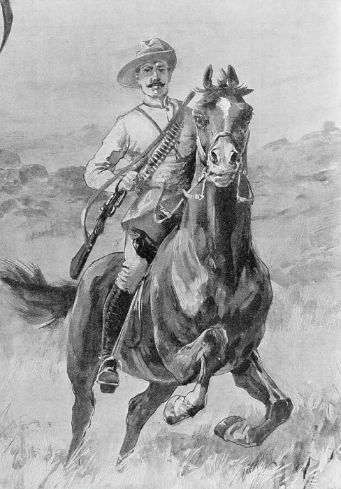 Framed Print : Drawing of Sir Leander Starr Jameson Riding Terrain Framed Print : Drawing of Sir Leander Starr Jameson Riding Terrain