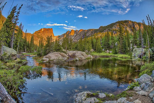 Dream Lake landscape, Rocky Mountain National Park, Colorado, USA