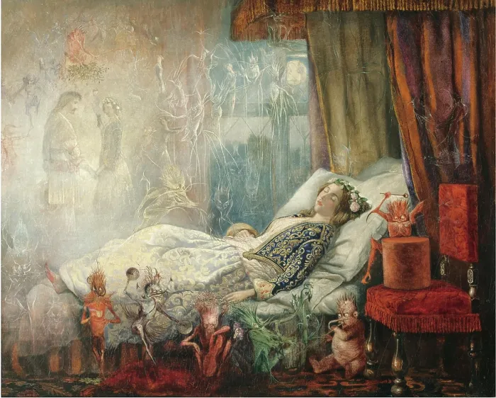 Framed Print : The dream after the masked ball Framed Print : The dream after the masked ball