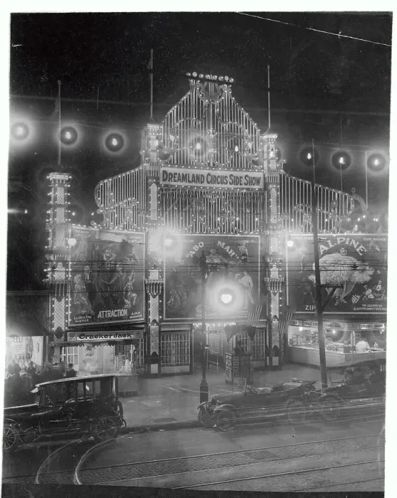 Framed Print : Dreamland Circus Side Show Framed Print : Dreamland Circus Side Show