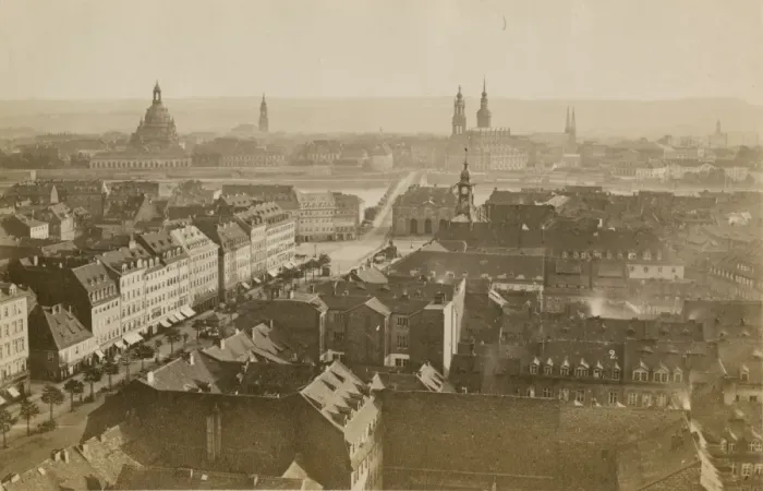 Framed Print : Dresden From On High Framed Print : Dresden From On High