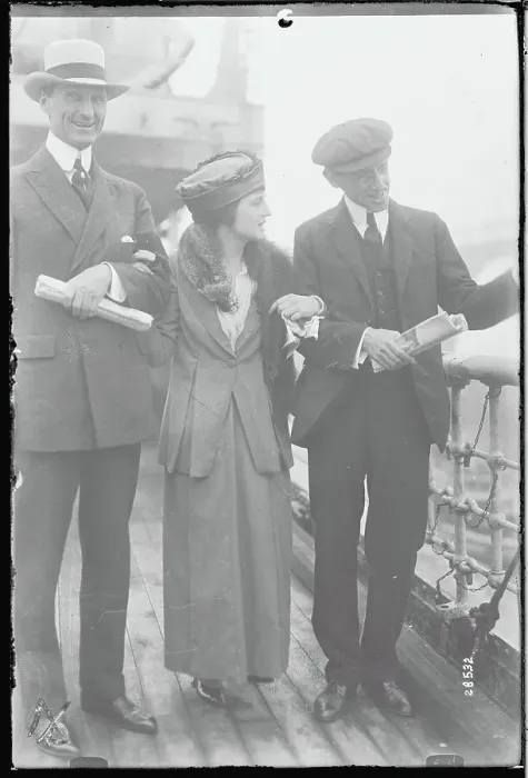Framed Print : Well Dressed Socialites While Traveling