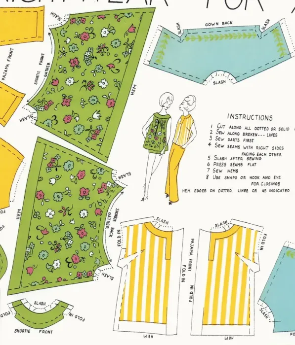 Framed Print : Dressmakers pattern Framed Print : Dressmakers pattern