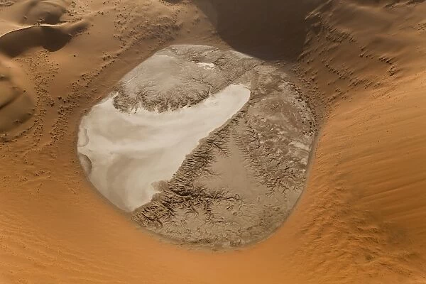 Dried Clay Pan, Namib Desert, Namibia