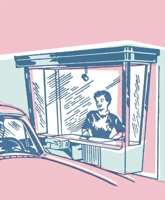 Framed Print : Drive Thru Bank Window Framed Print : Drive Thru Bank Window