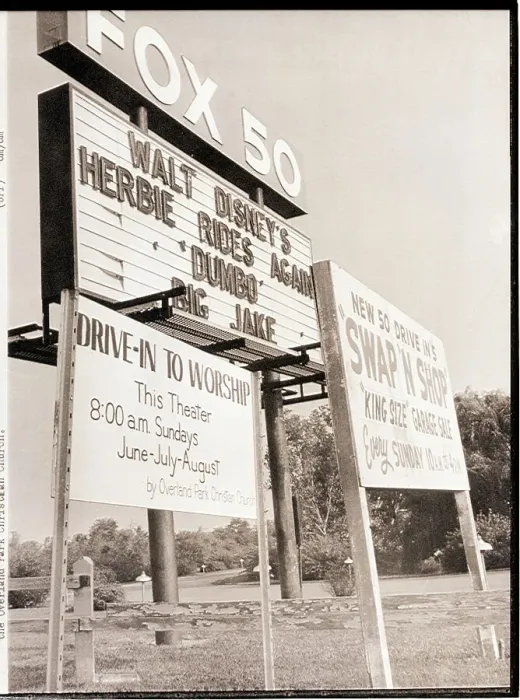 Framed Print : Drive-In Church Sign Framed Print : Drive-In Church Sign