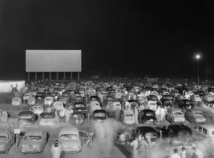 Framed Print : Drive-in Movie Theater in Rome Framed Print : Drive-in Movie Theater in Rome