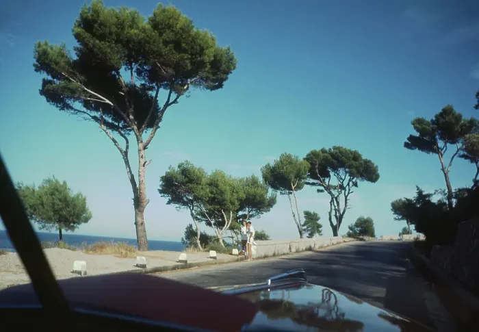 Framed Print : Driving Along The Italian Riviera Framed Print : Driving Along The Italian Riviera