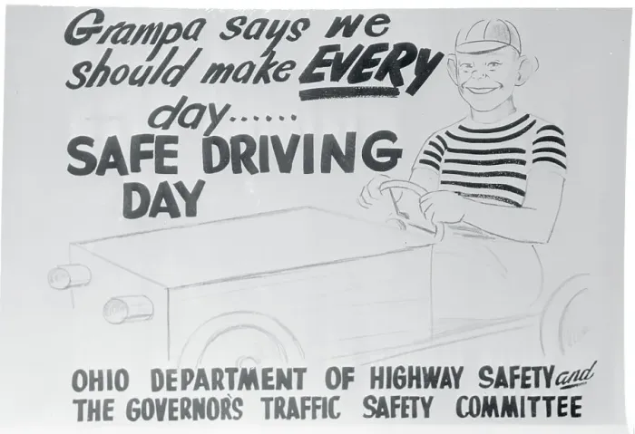 Framed Print : Driving Safety Poster Framed Print : Driving Safety Poster