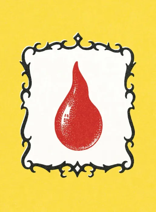 Framed Print : Drop of blood