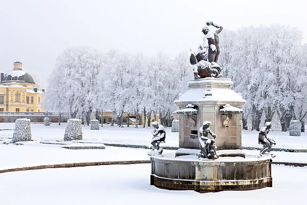Drottningholm Palace (Sweden) in winter