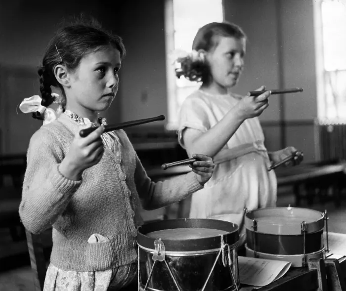 Framed Print : Drummer Girls Framed Print : Drummer Girls