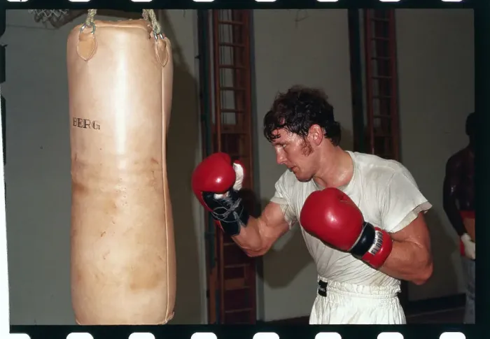 Framed Print : Duane Bobick Punching Bags Framed Print : Duane Bobick Punching Bags