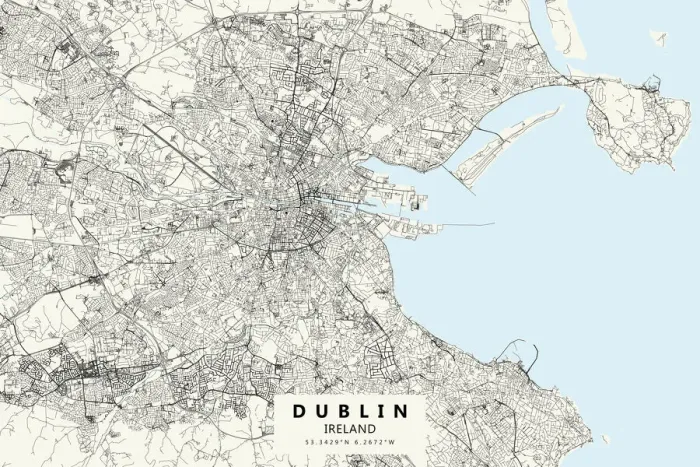 Framed Print : Dublin, 1289975463 Framed Print : Dublin, 1289975463