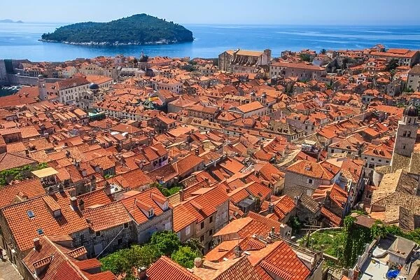Dubrovnik, an UNESCO World Heritage Site, is a magnificent curtain of walls