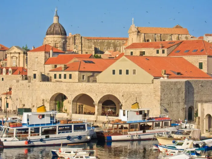 Framed Print : Dubrovnik. View from Ploce Gate of Dubrovnik