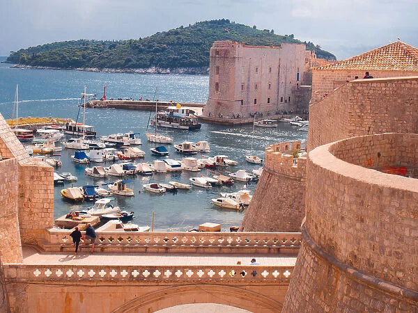 Dubrovnik, Port and Lokrum island