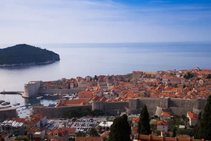Framed Print : Dubrovnik and Sea
