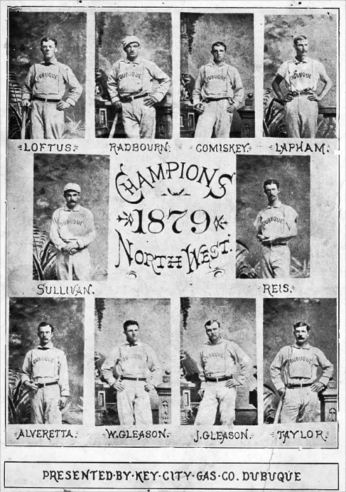 Framed Print : Dubuque Northwest Champions 1879 Framed Print : Dubuque Northwest Champions 1879