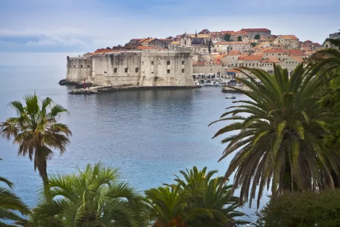 Framed Print : Dubvrovnik Adriatic Old town