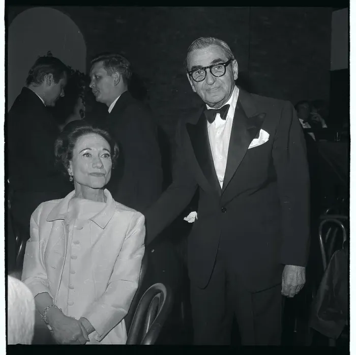 Framed Print : Duchess of Windsor and Irving Berlin at Party Framed Print : Duchess of Windsor and Irving Berlin at Party