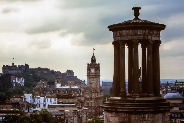 Framed Print : Dugald Stewart Monument in Calton Hill, Edinburgh Framed Print : Dugald Stewart Monument in Calton Hill, Edinburgh