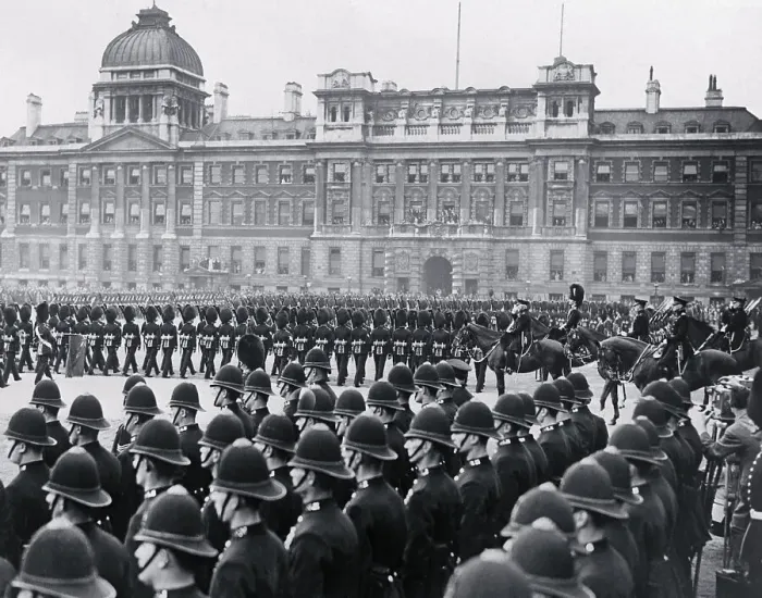 Framed Print : Duke of Connaught Reviewing Grenadier Guards Framed Print : Duke of Connaught Reviewing Grenadier Guards
