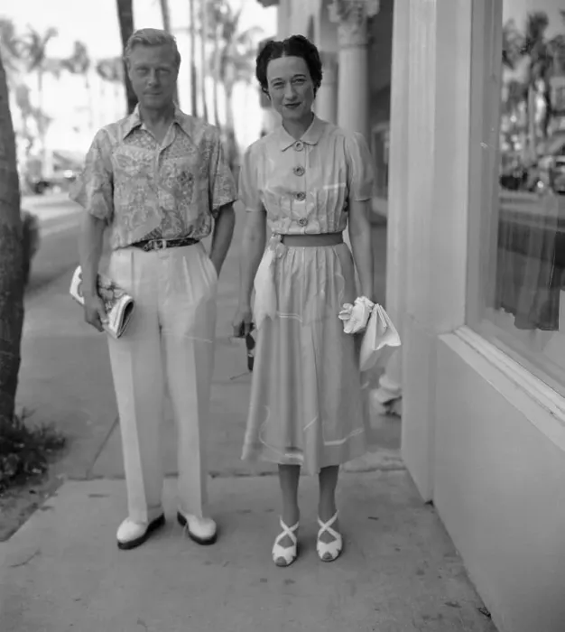 Framed Print : Duke and Duchess of Windsor in Florida Framed Print : Duke and Duchess of Windsor in Florida