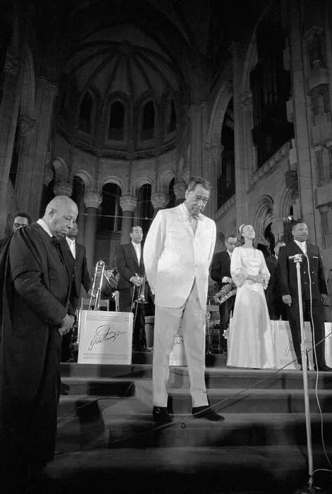 Framed Print : Duke Ellington at the Cathedral of St. John the Divine Framed Print : Duke Ellington at the Cathedral of St. John the Divine