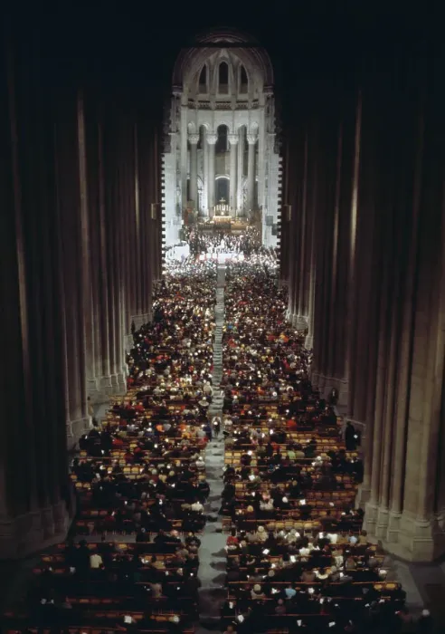 Framed Print : Duke Ellington At Cathedral Of St John The Divine Framed Print : Duke Ellington At Cathedral Of St John The Divine