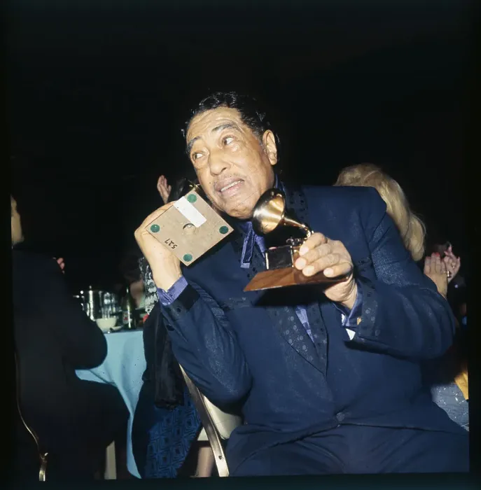 Framed Print : Duke Ellington Holding His Award Framed Print : Duke Ellington Holding His Award