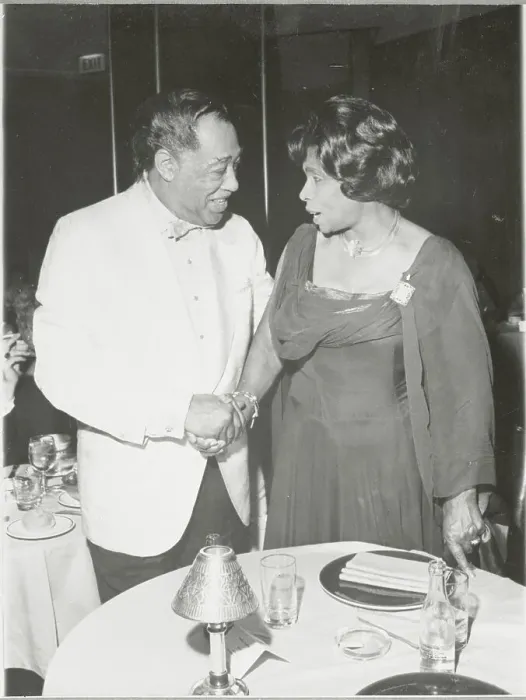 Framed Print : Duke Ellington and Marian Anderson Framed Print : Duke Ellington and Marian Anderson