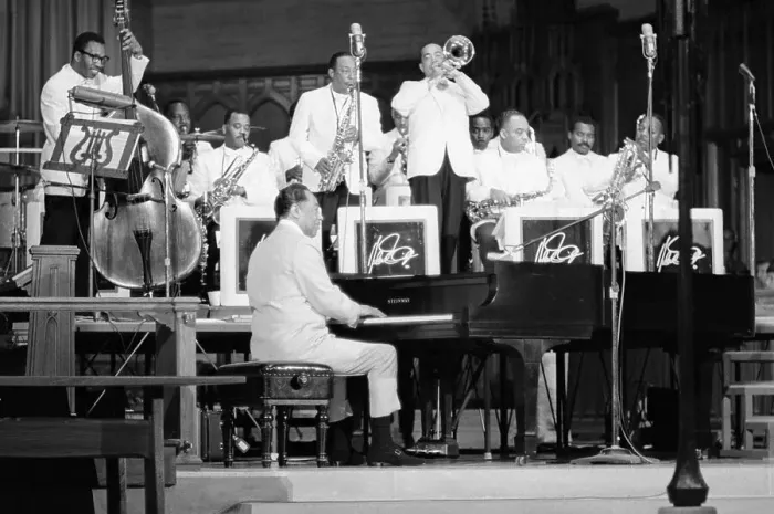 Framed Print : Duke Ellington and Others Performing