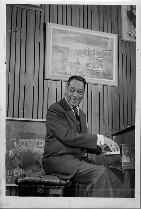 Framed Print : Duke Ellington Performing Framed Print : Duke Ellington Performing
