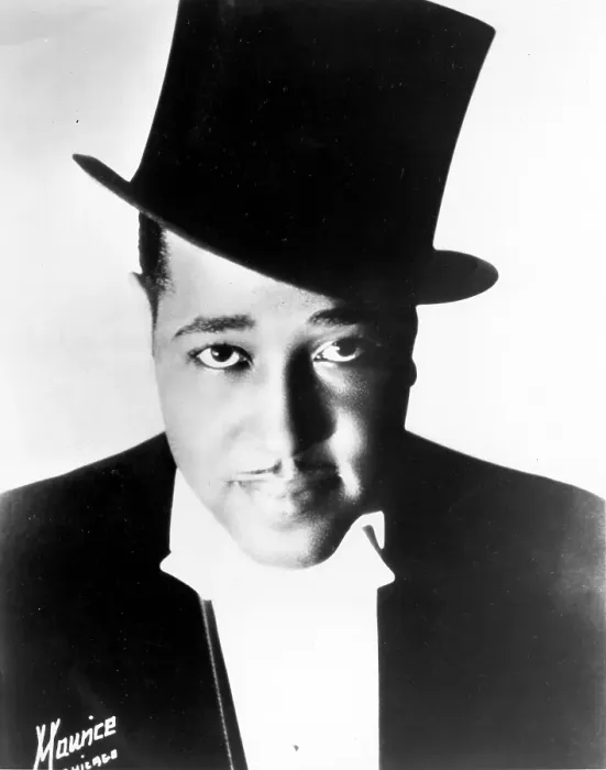 Framed Print : Duke Ellington Portrait With Top Hap Framed Print : Duke Ellington Portrait With Top Hap