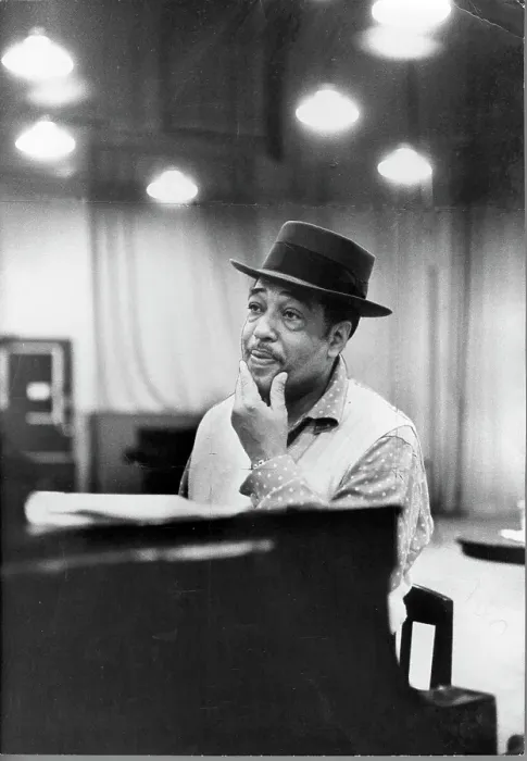 Framed Print : Duke Ellington Recording Framed Print : Duke Ellington Recording