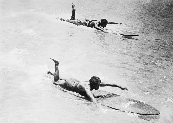 Framed Print : Duke Kahanamoku Competing in a Surfing Championships Framed Print : Duke Kahanamoku Competing in a Surfing Championships
