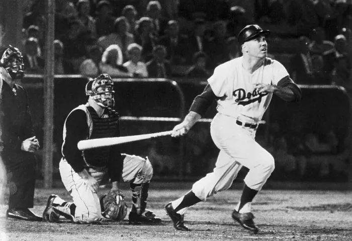 Framed Print : Duke Snider Watches The Homerun He Hit Framed Print : Duke Snider Watches The Homerun He Hit
