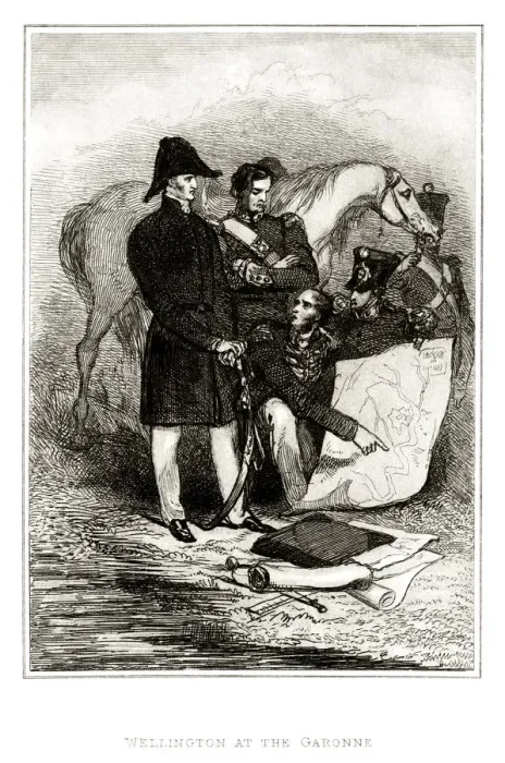 Framed Print : Duke of Wellington at the Garonne Framed Print : Duke of Wellington at the Garonne