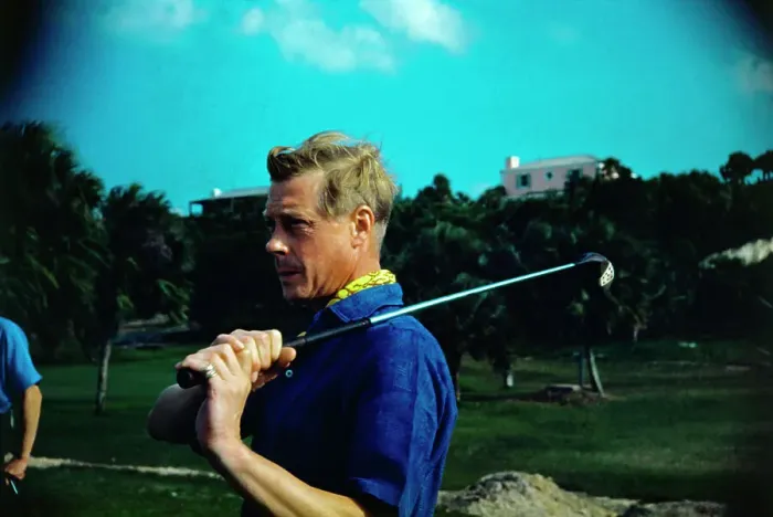 Framed Print : Duke of Windsor with Golf Club on Shoulder Framed Print : Duke of Windsor with Golf Club on Shoulder