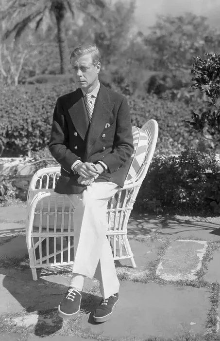 Framed Print : Duke of Windsor Posing in Garden Framed Print : Duke of Windsor Posing in Garden