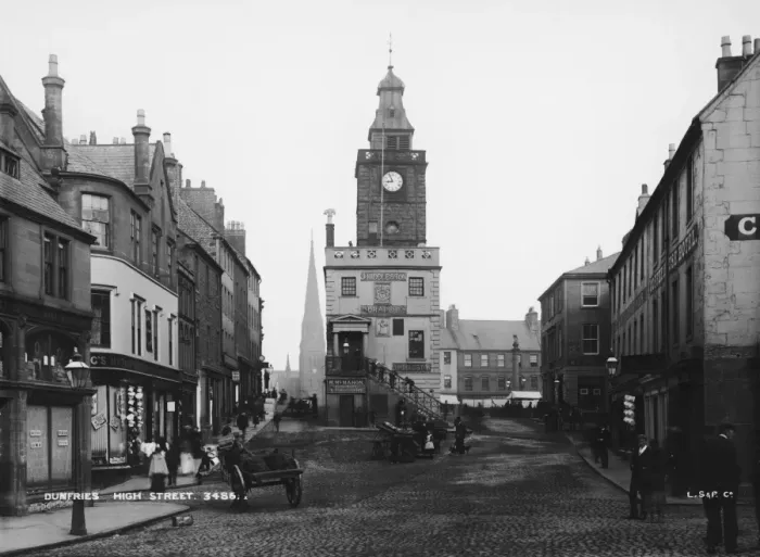 Framed Print : Dumfries High Street Framed Print : Dumfries High Street