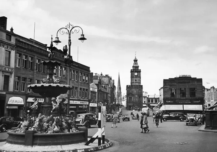 Framed Print : Dumfries High Street Framed Print : Dumfries High Street