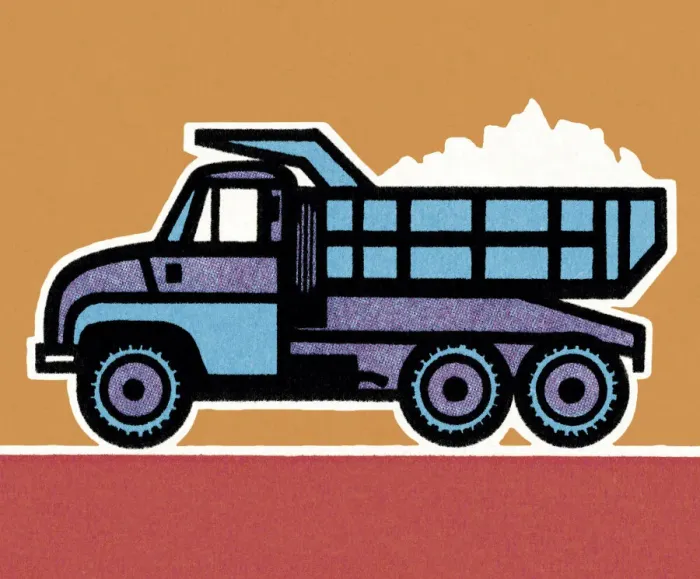 Framed Print : Dump Truck Framed Print : Dump Truck