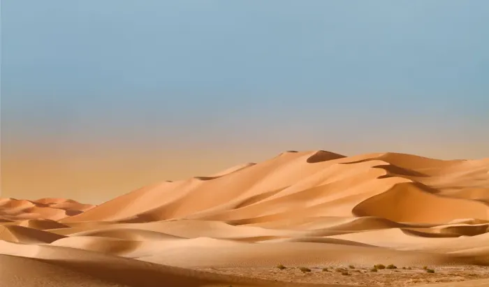 Framed Print : Dunes in the Sahara Desert, Ouargla. Algeria