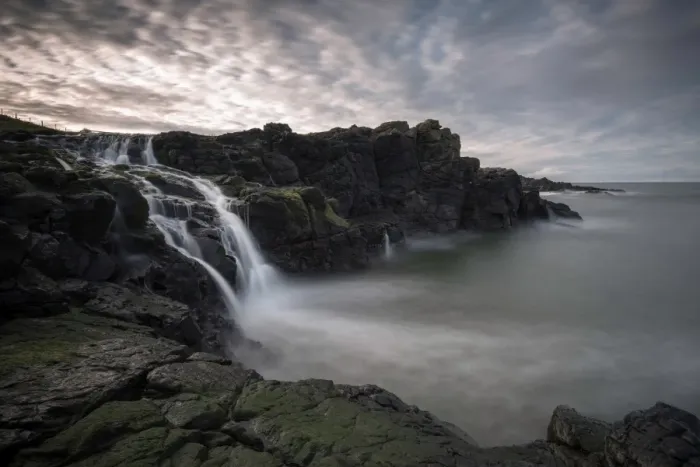 Framed Print : Dunseverick Falls in Northern Ireland Framed Print : Dunseverick Falls in Northern Ireland