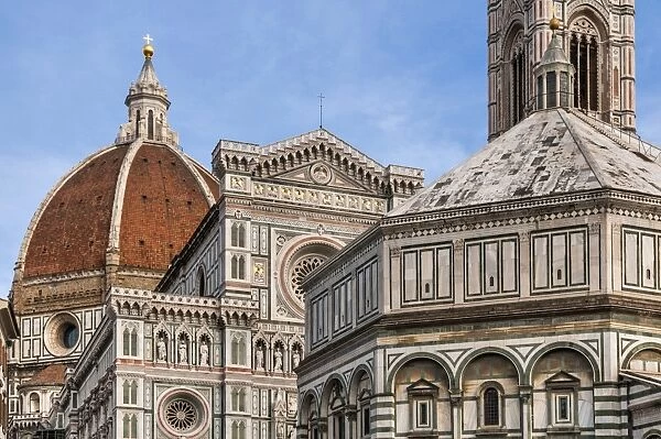 The Duomo and Baptistery of St. John in Florence