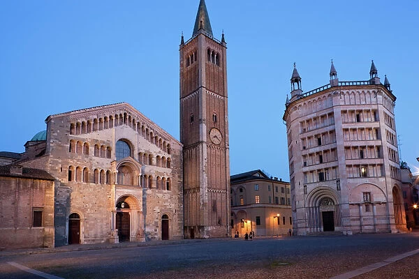 Duomo & Baptistry, Emilia-Romagna, Parma, Italy